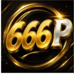 666P Game Stylish Gold 3D Logo